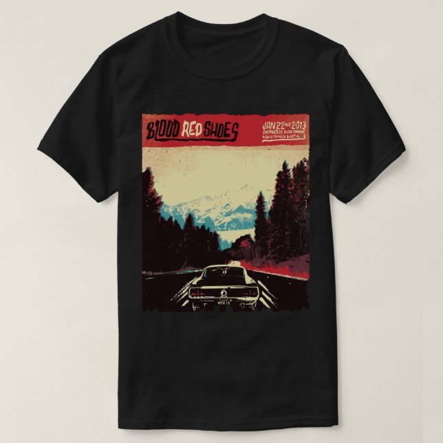 T-shirt Chaussures Rouge Sang Laura Mary Carter Steven Ans (Design devant)