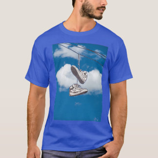 T-shirt Chaussures sur une ligne Chemise