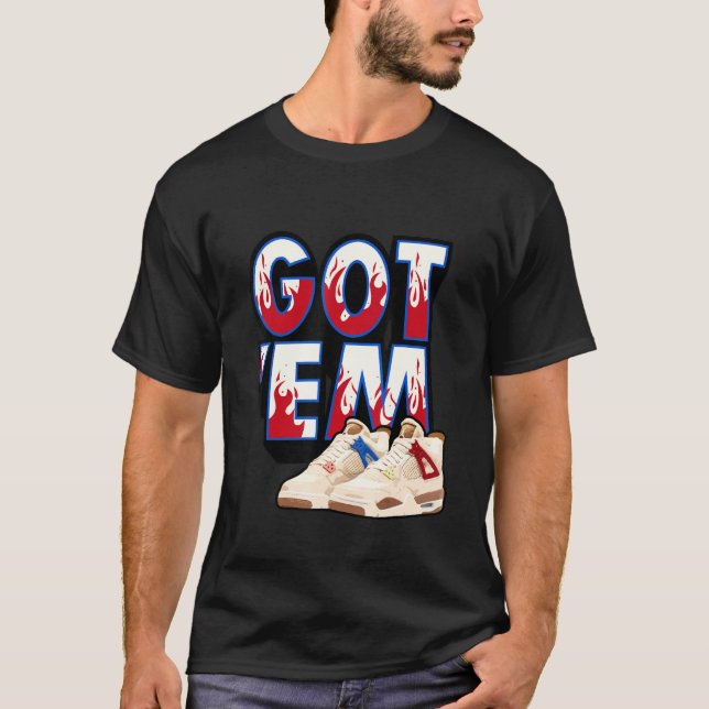 T-shirt Chaussures Tee - shirts Graphiques A Em Basket Mat (Devant)