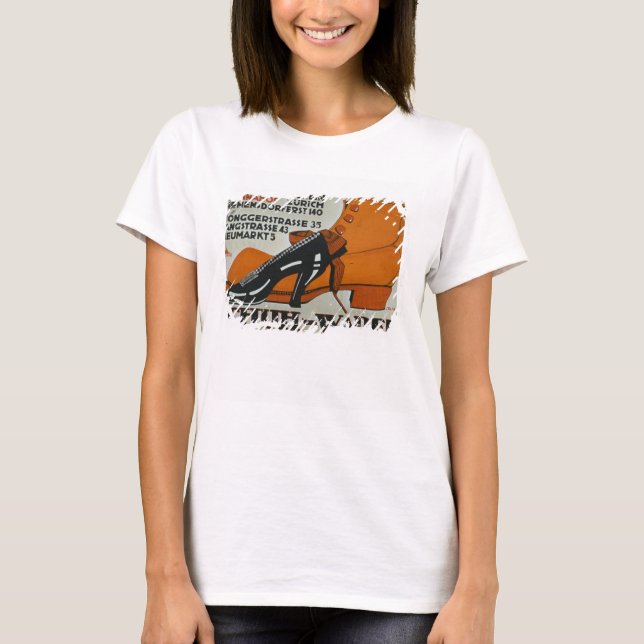 T-shirt 'Chaussures', Zurich (litho couleur) (Devant)