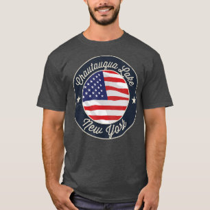T-shirt Chautauqua Lake - Patriotique New York Souvenir T-