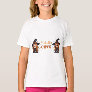 T-shirt Chauve sorcière d'Halloween Éffrayant adorable