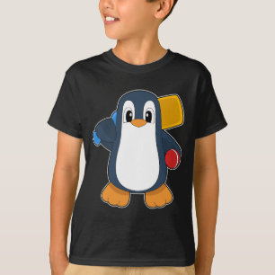 T-shirt Chauve-souris de cricket de pingouin