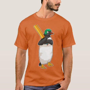 T-shirt Chauve-souris de cricket de pingouin