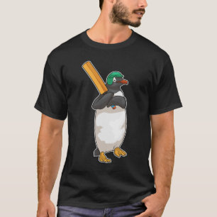 T-shirt Chauve-souris de cricket de pingouin