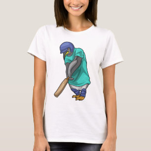T-shirt Chauve-souris de cricket de pingouin