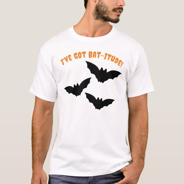 T-shirt Chauve-souris d'Halloween (Devant)