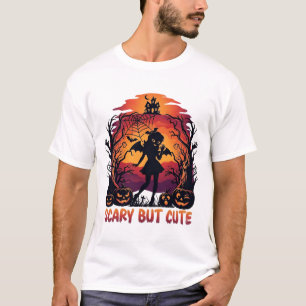 T-shirt Chauve-souris fille citrouilles Halloween mignonne