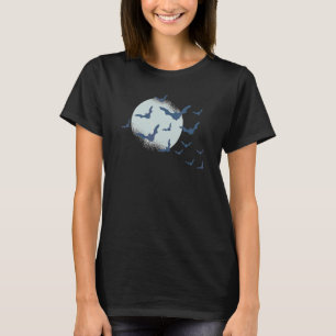 T-shirt Chauve-Souris Pleine Lune Est Conçue Pour Ceux Qui