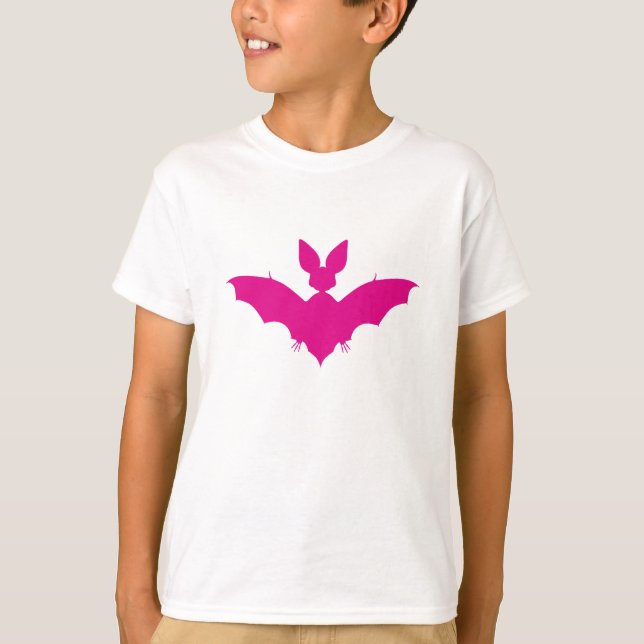 T-shirt Chauve-souris rose (Devant)