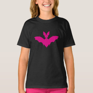 T-shirt Chauve-souris rose goth mignon effrayant