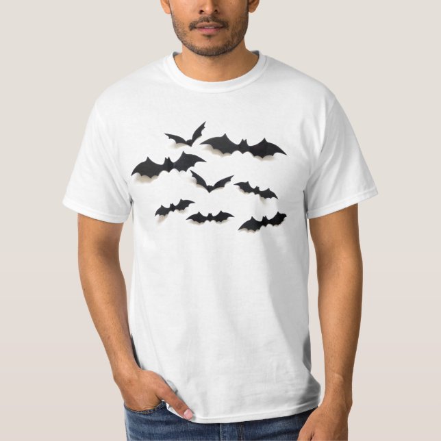 T-shirt Chauves-souris d'Halloween (Devant)