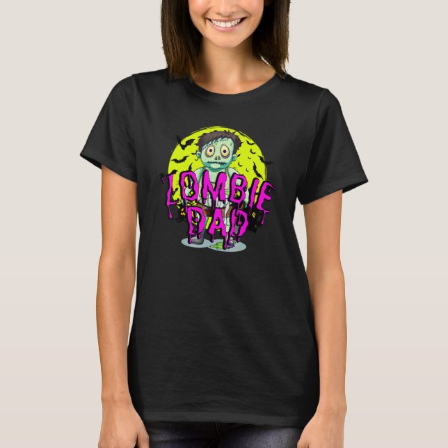 T-shirt Chauves-souris Papa Zombie (Devant)
