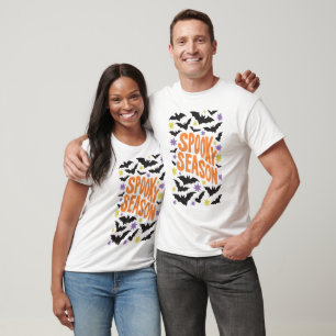 T-shirt Chauves-souris Spooky Boho Halloween