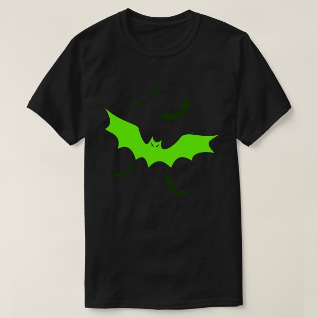 T-shirt Chauves-souris vampires gothiques (Design devant)