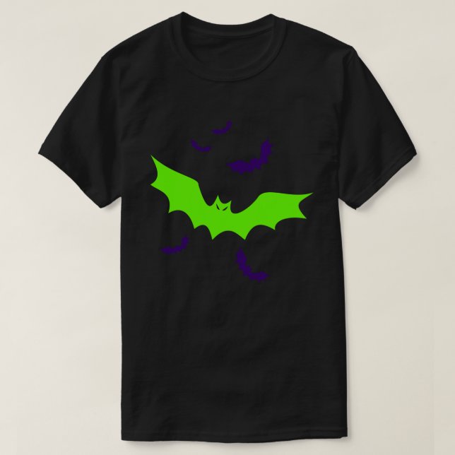 T-shirt Chauves-souris vampires gothiques (Design devant)