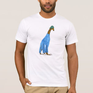 T-shirt Chaving une girafe