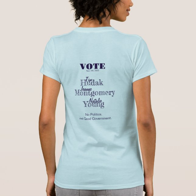 T-Shirt CHB Dems Hudak Montgomery Young (Dos)