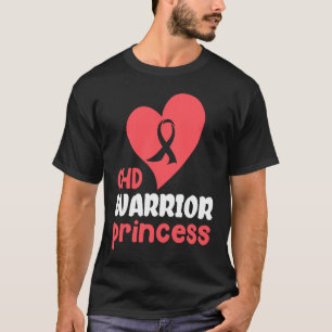 T-shirt CHD Guerrier Maladie cardiaque Sensibilisation Fie