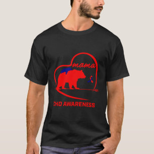 T-shirt Chd Maman Maman Mama Ours Congénitale Déficience c