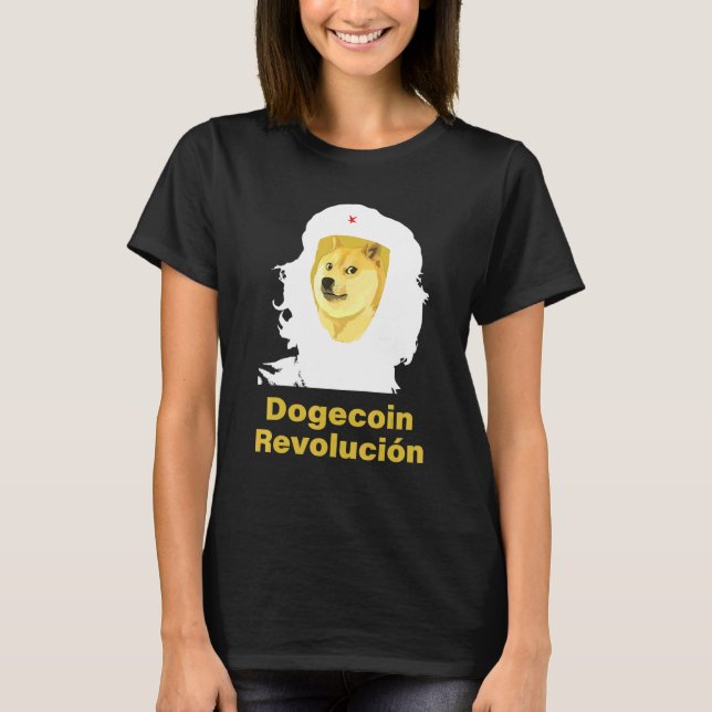 T-shirt Che Guevara Dogecoin Révolution (Devant)
