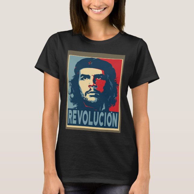 T-shirt Che Guevara Revolucion Hope Style (Devant)
