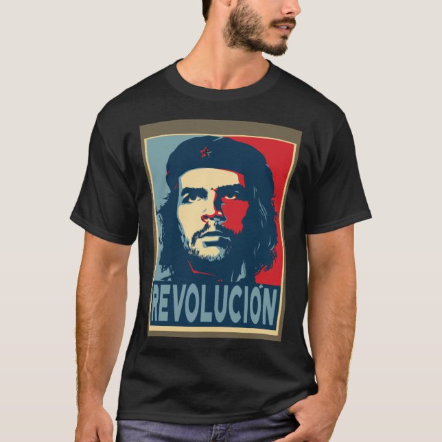 T-shirt Che Guevara Revolucion Hope Style (Devant)