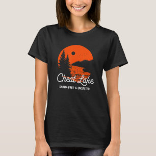 T-shirt Cheat Lake Vacation sans requin et non salée