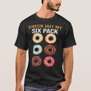 T-shirt Check Out My Six Pack T-shirt, Donut Lover Shirt, 