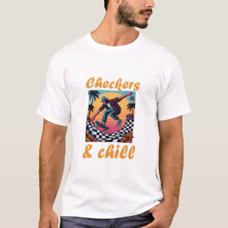 T-SHIRT CHECKERS ET ENFANT