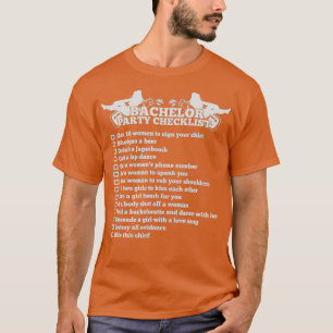 T-shirt Checklist   Funny Groom