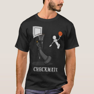 T-shirt Checkmate Chess Basketball Jeu Board King