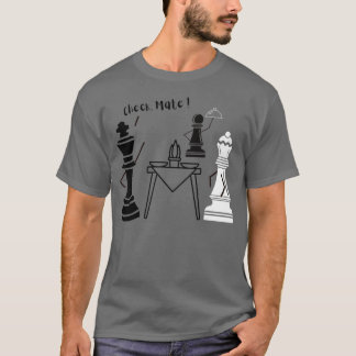 T-shirt CHECKMATE pour les amateurs d'échecs