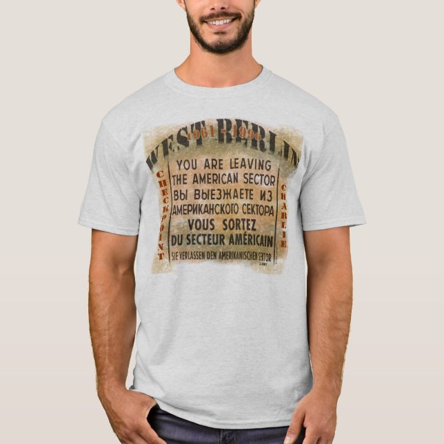 T-shirt CheckPointCharlie (Devant)