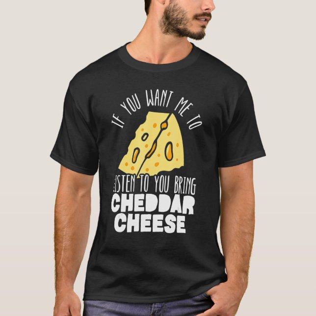T-shirt Cheddar Fromage Alimentation 1 (Devant)