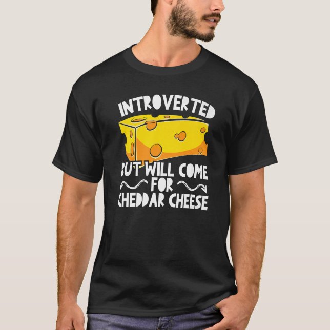 T-shirt Cheddar Fromage Alimentation 1 (Devant)