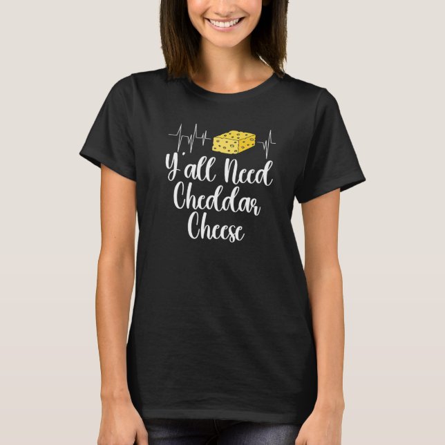 T-shirt Cheddar Fromage Alimentation 4 (Devant)
