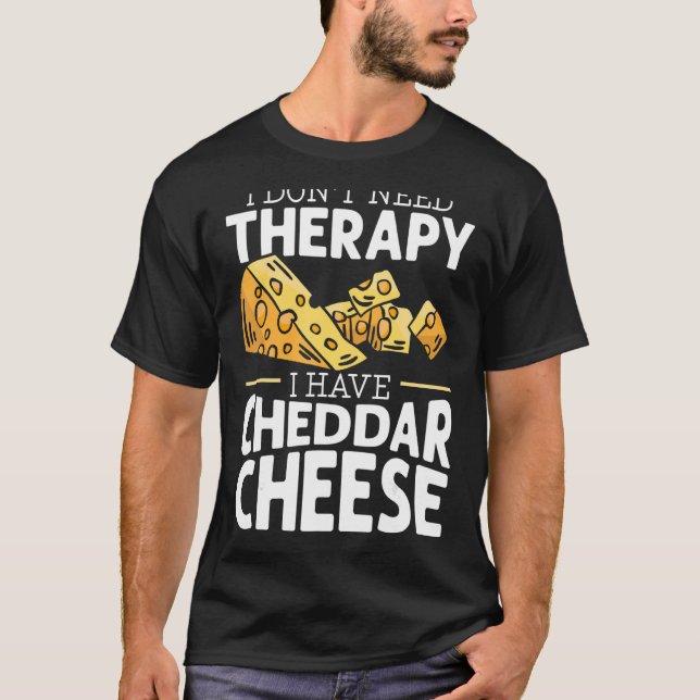 T-shirt Cheddar Fromage Aliments 6 (Devant)