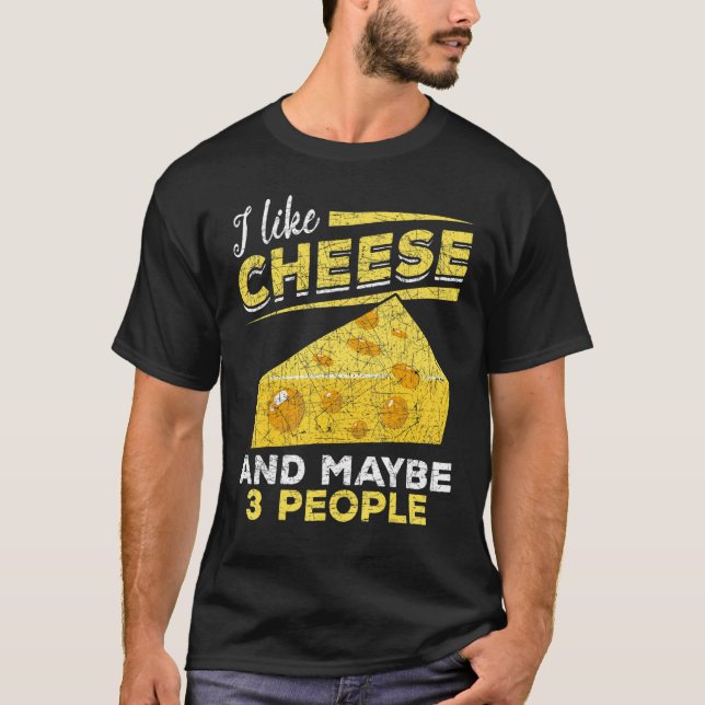 T-shirt Cheddar Fromage Footy Snack Gouda Fromage 1 (Devant)