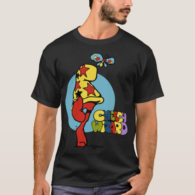 T-shirt Cheech wizard funny (Devant)