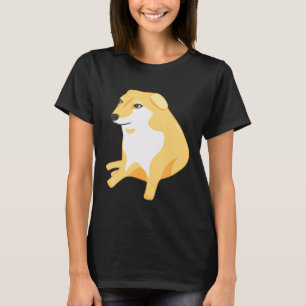 T-shirt Cheems Shiba Inu Ironic Dog Meme