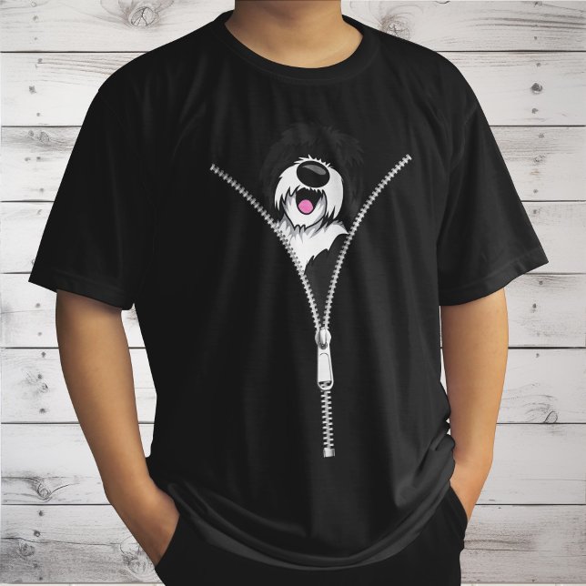 T-shirt Cheepadoodle Chien Zipper Funny Chien Chien Chien (Créateur téléchargé)