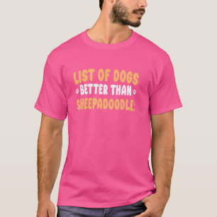 T-shirt Cheepadoodle Fourrure Parent Sheeppoo Propriétaire