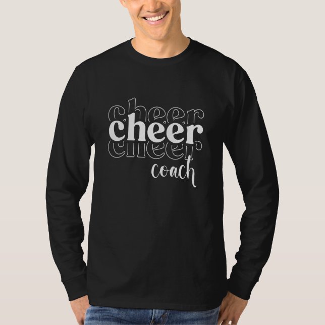 T-shirt Cheer Coach Cheerleader Cheerleading Coach (Devant)