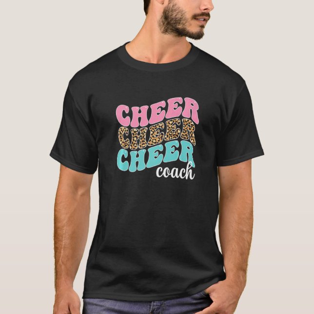 T-shirt Cheer Coach Cheerleading Coach Cheerleader Coach   (Devant)