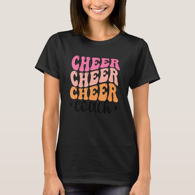 T-shirt Cheer Coach Cheerleading Coach Cheerleader Coach 2 (Devant)