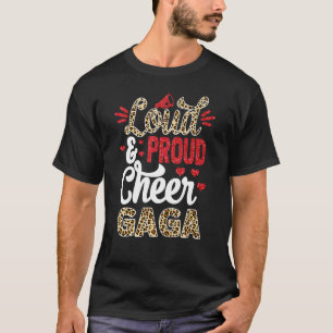 T-shirt Cheer Gaga Plus Grand Empreinte de léopard Ventila