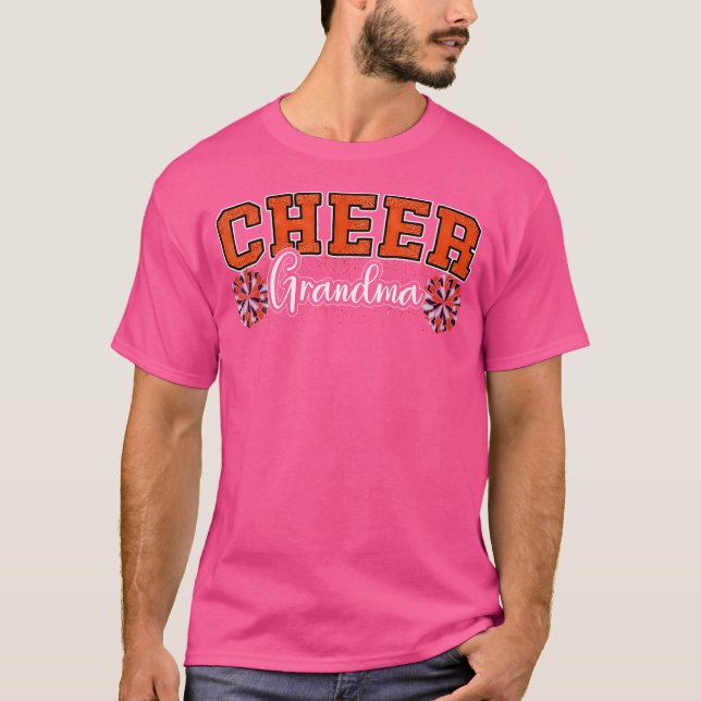 T-shirt Cheer Grandma My Favorite Cheerleader Calls Me G-M (Devant)