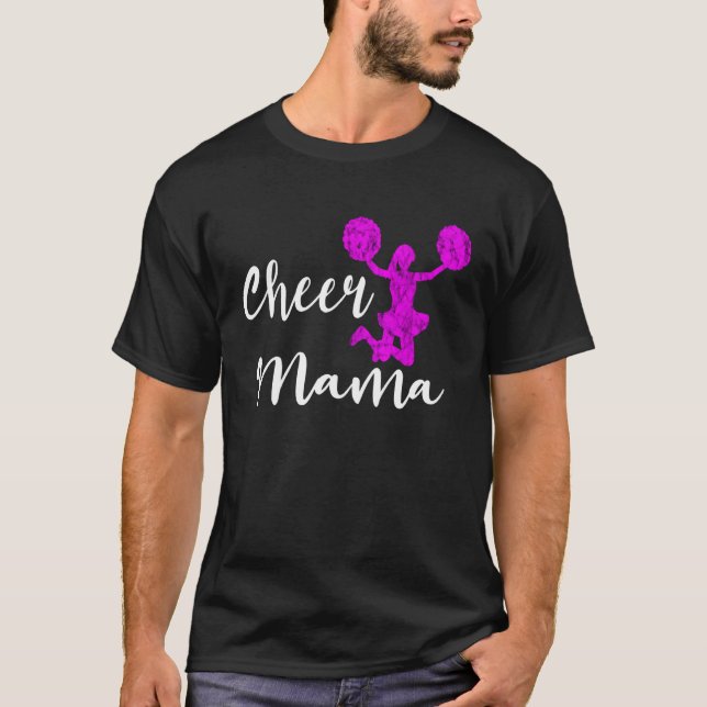 T-shirt Cheer Mama Cheerleader Mère Cheerleade (Devant)