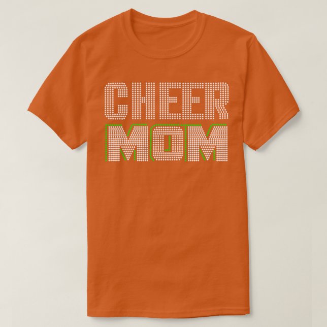 T-shirt Cheer Maman Cheerled Maman (11 ans) (Design devant)